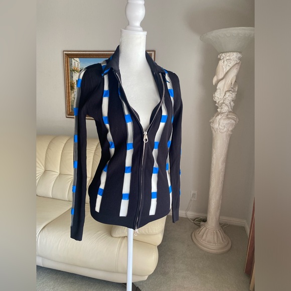 Versace long sleeve size 40 jacket - Picture 5 of 16